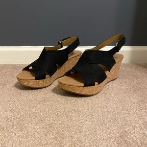 Clark’s Women’s Black Wedges